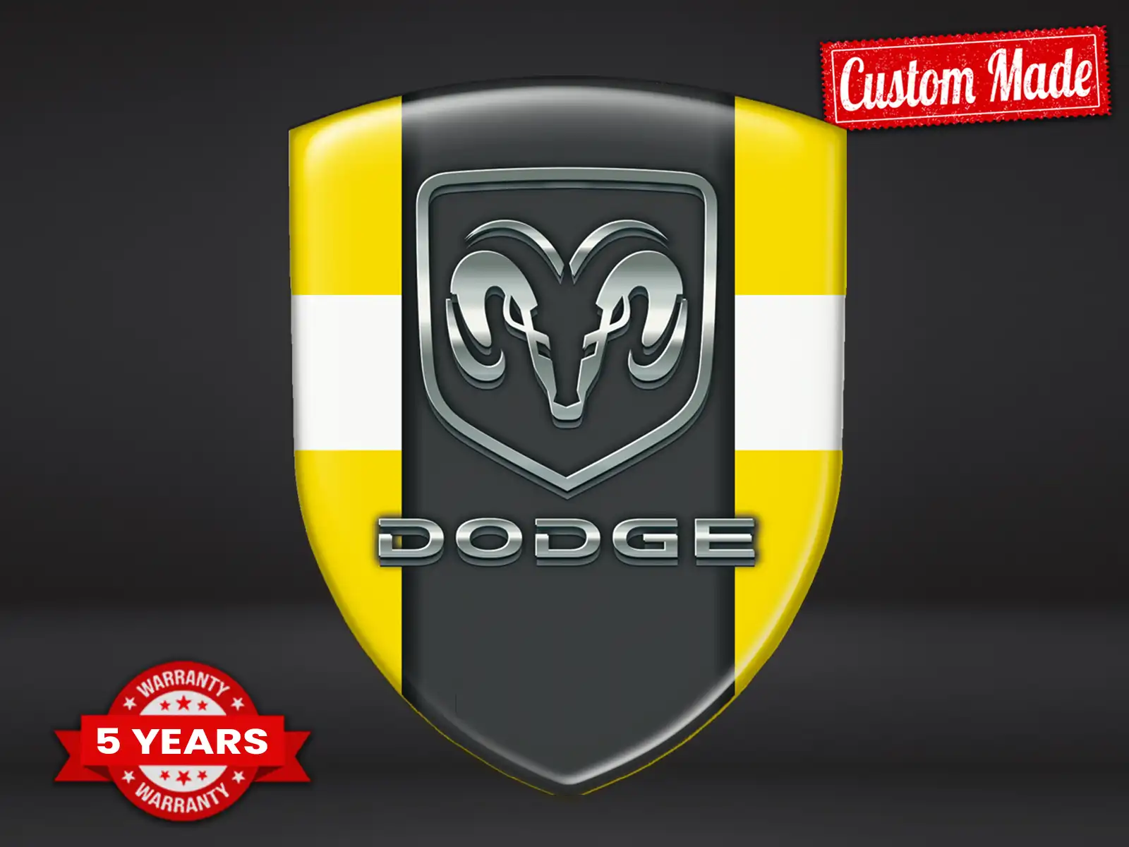 Dodge Windschutzsticker Stil Premium Hochwertig Auto